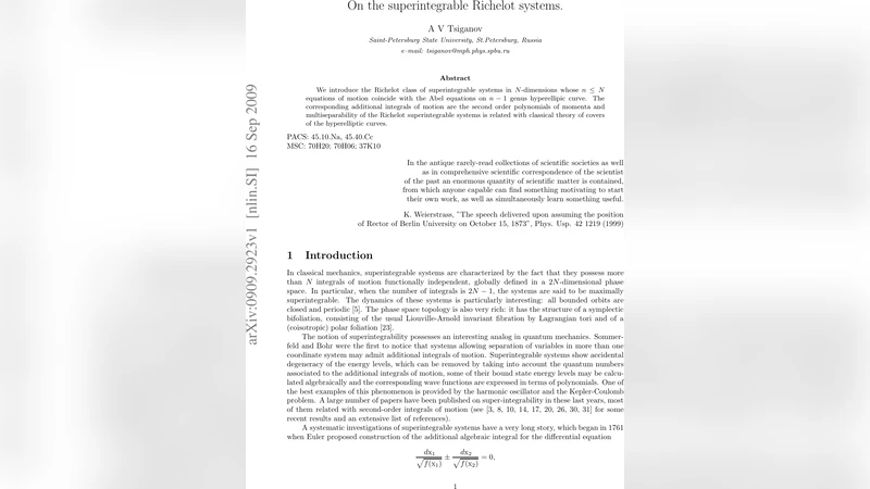 On the superintegrable Richelot systems