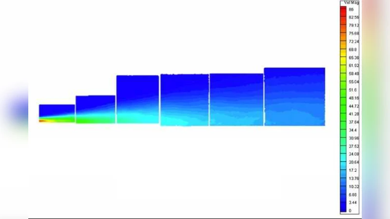 A turbulent model for the surface brightness of extragalactic jets