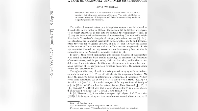 A note on compactly generated co-t-structures