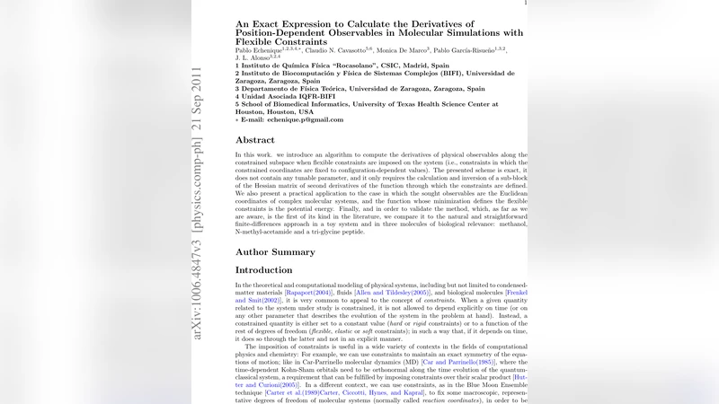 An exact expression to calculate the derivatives of position-dependent   observables in molecular simulations with flexible constraints