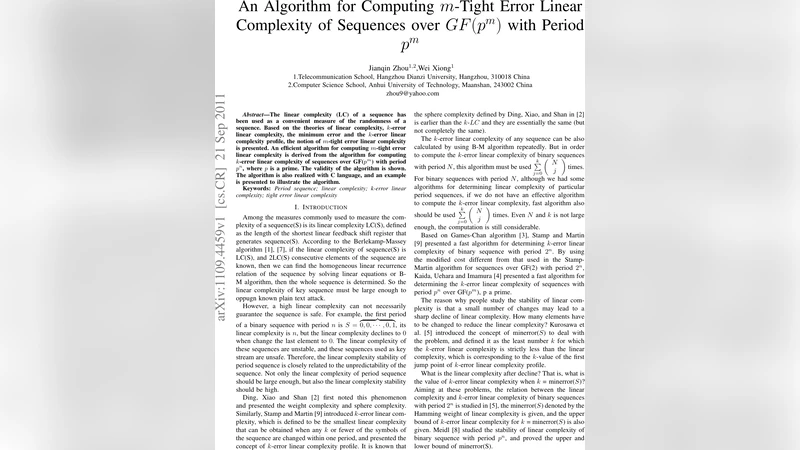 An Algorithm for Computing $m$-Tight Error Linear Complexity of   Sequences over $GF(p^{m})$ with Period $p^{m}$