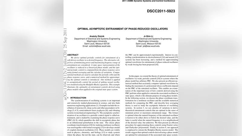 Optimal Asymptotic Entrainment of Phase-Reduced Oscillators