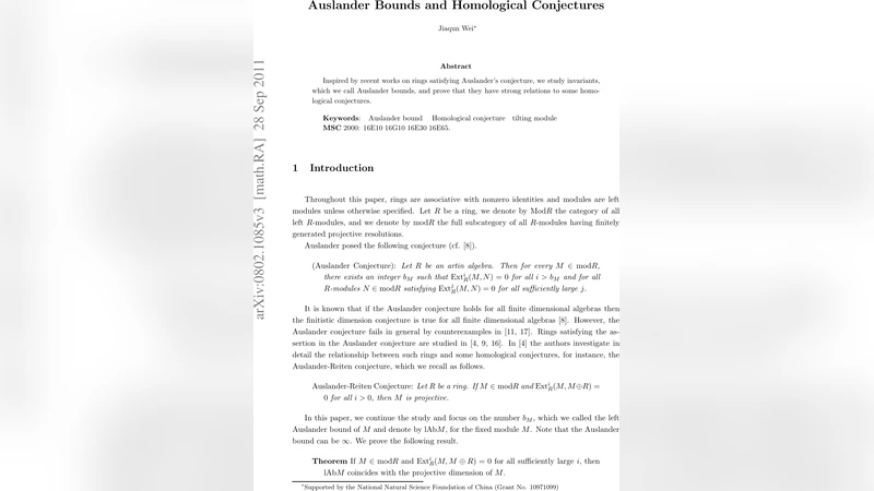 Auslander Bounds and Homological Conjectures