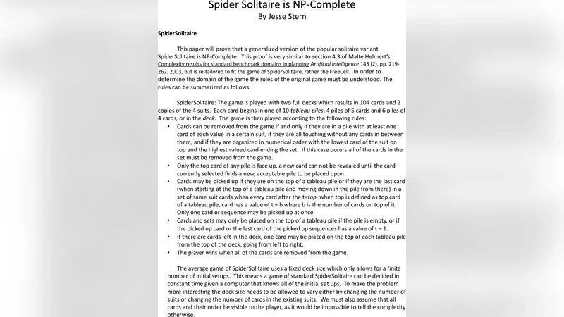 Spider Solitaire is NP-Complete