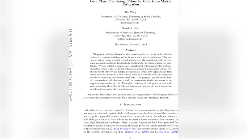On a Class of Shrinkage Priors for Covariance Matrix Estimation