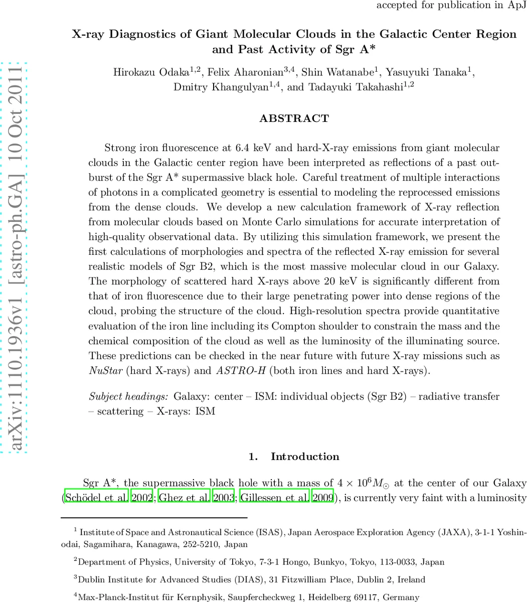 X-ray Diagnostics of Giant Molecular Clouds in the Galactic Center   Region and Past Activity of Sgr A*