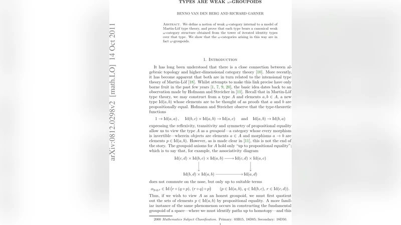 Types are weak omega-groupoids