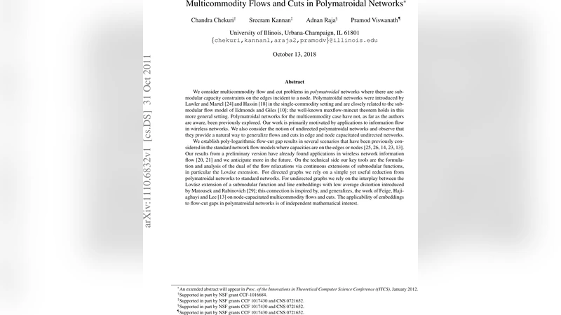 Multicommodity Flows and Cuts in Polymatroidal Networks