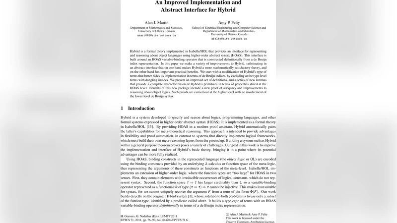 An Improved Implementation and Abstract Interface for Hybrid