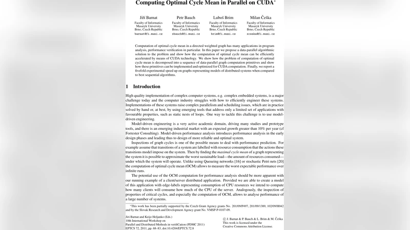 Computing Optimal Cycle Mean in Parallel on CUDA