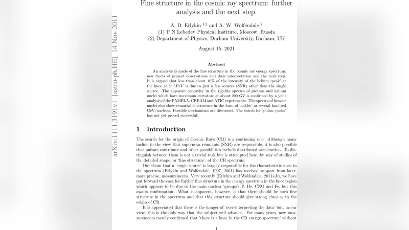 Fine structure in the cosmic ray spectrum: Further analysis and the next   step