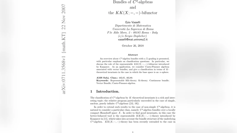 Bundles of C*-algebras and the KK(X;-,-)-bifunctor