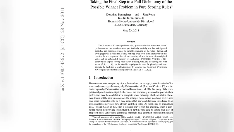 Taking the Final Step to a Full Dichotomy of the Possible Winner Problem   in Pure Scoring Rules