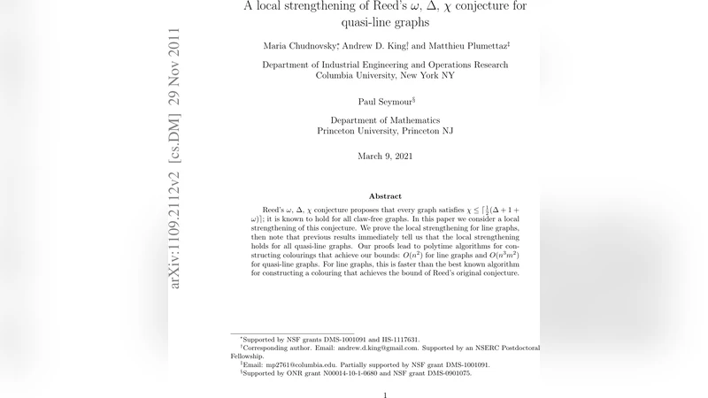 A local strengthening of Reeds {omega}, Delta, {chi} conjecture for   quasi-line graphs