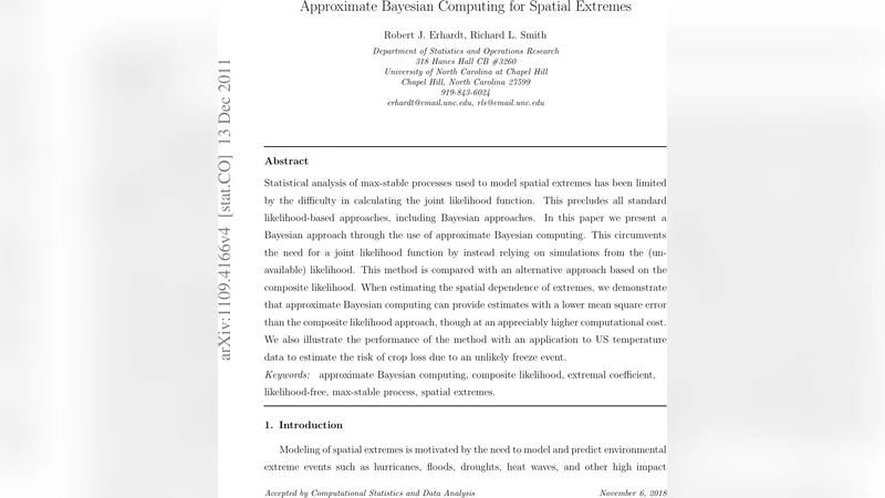 Approximate Bayesian Computing for Spatial Extremes