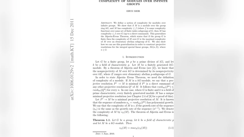 Projective resolutions for modules over infinite groups