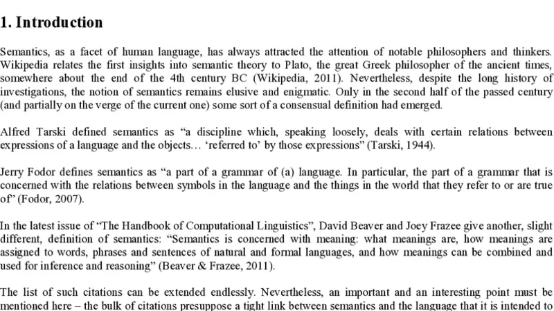 Let us first agree on what the term "semantics" means: An unorthodox   approach to an age-old debate