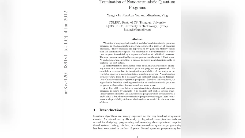 Termination of Nondeterministic Quantum Programs