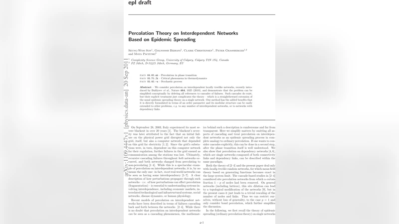 Percolation Theory on Interdependent Networks Based on Epidemic   Spreading