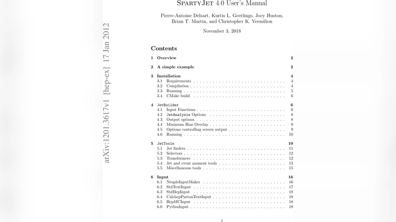 SpartyJet 4.0 Users Manual