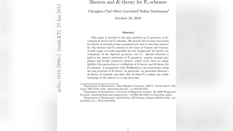 Sheaves and $K$-theory for $mathbb{F}_1$-schemes