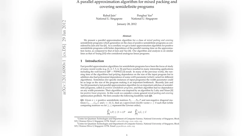 A parallel approximation algorithm for mixed packing and covering   semidefinite programs