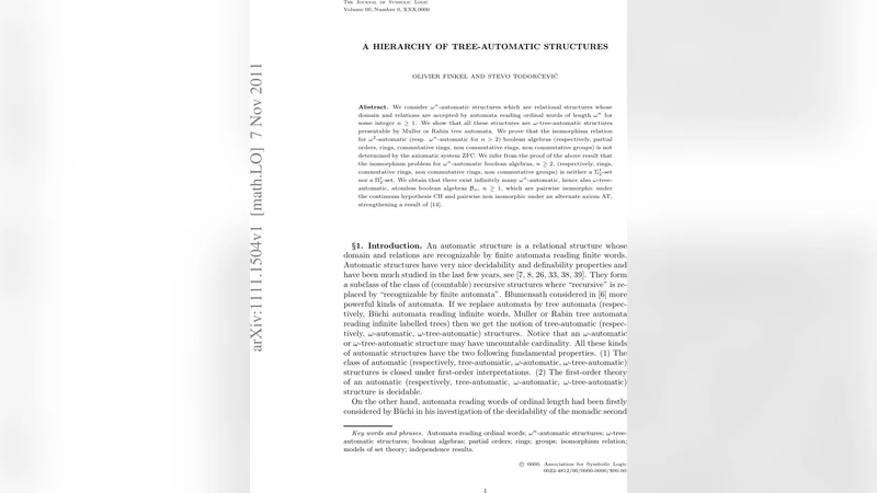 A Hierarchy of Tree-Automatic Structures