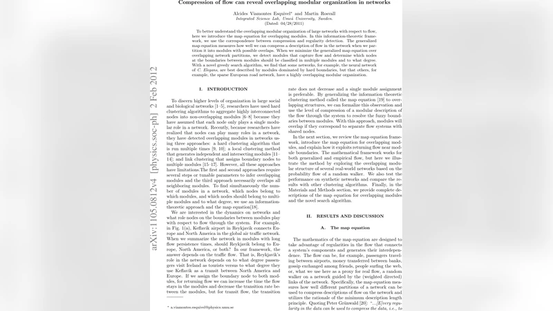 Compression of Flow Can Reveal Overlapping-Module Organization in   Networks