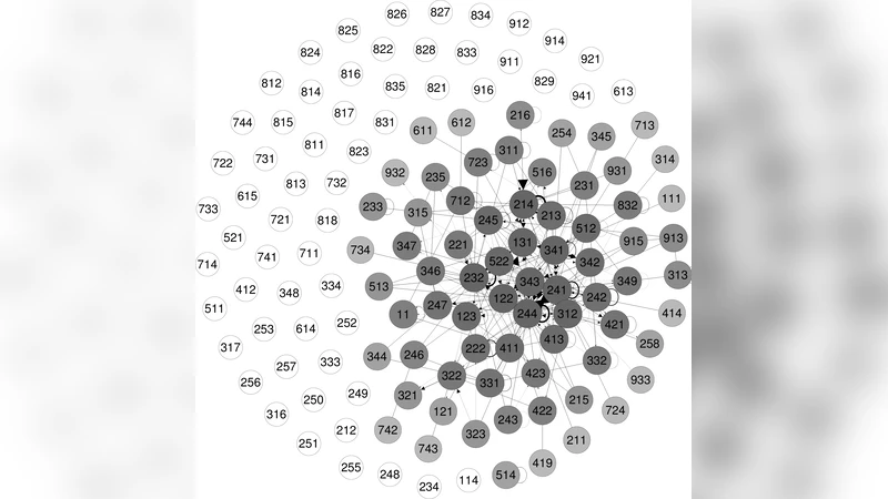 Occupational mobility network of the Romanian higher education graduates