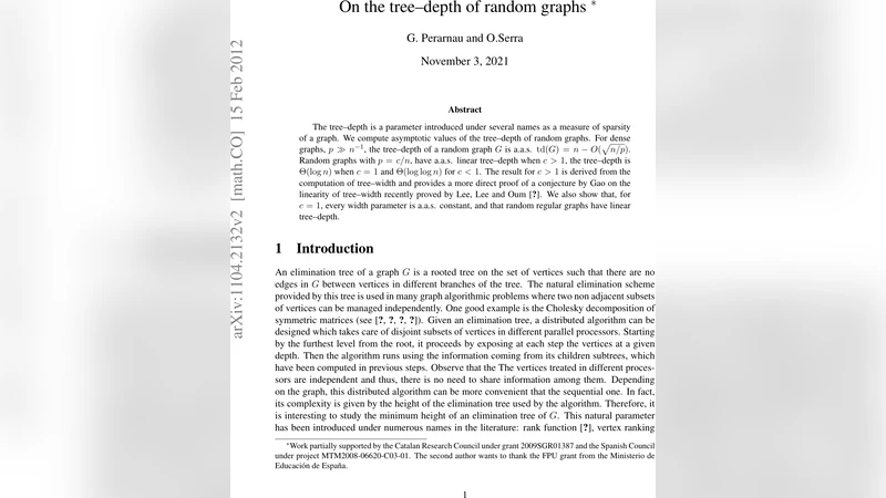 On the tree-depth of Random Graphs