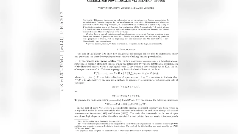 Generalized powerlocales via relation lifting
