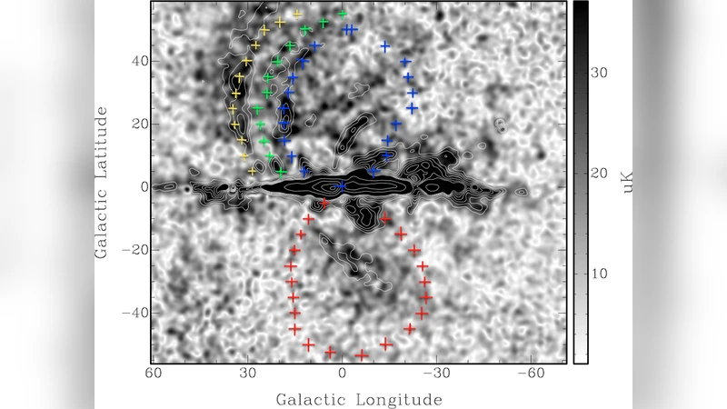 Magnetic substructure in the northern Fermi Bubble revealed by polarized   WMAP emission