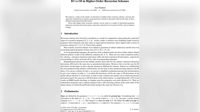 IO vs OI in Higher-Order Recursion Schemes