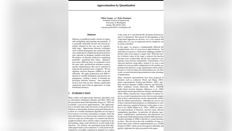 Approximation by Quantization