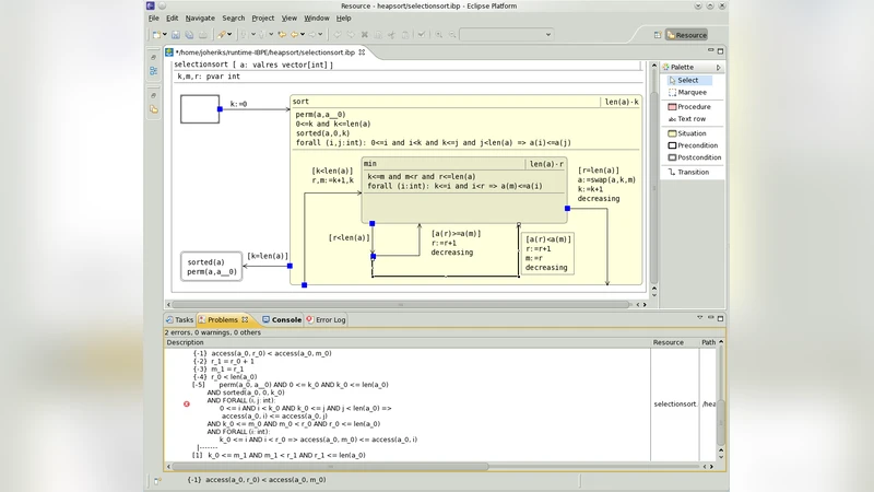An Exercise in Invariant-based Programming with Interactive and   Automatic Theorem Prover Support