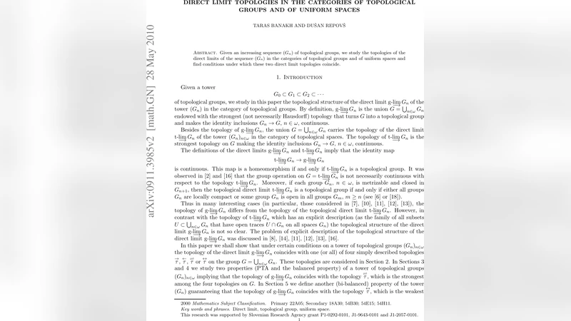 Direct limit topologies in the categories of topological groups and of   uniform spaces