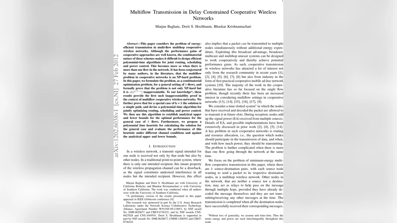 Multiflow Transmission in Delay Constrained Cooperative Wireless   Networks