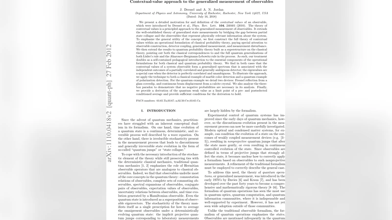 Contextual-value approach to the generalized measurement of observables