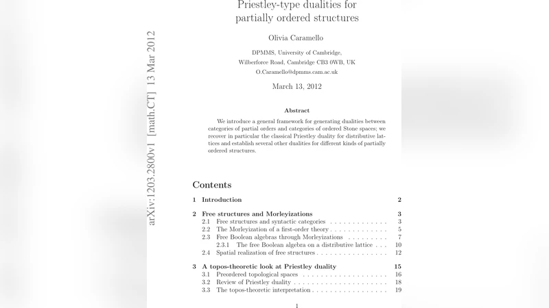 Priestley-type dualities for partially ordered structures