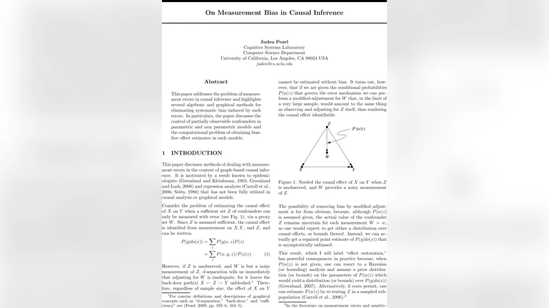 On Measurement Bias in Causal Inference