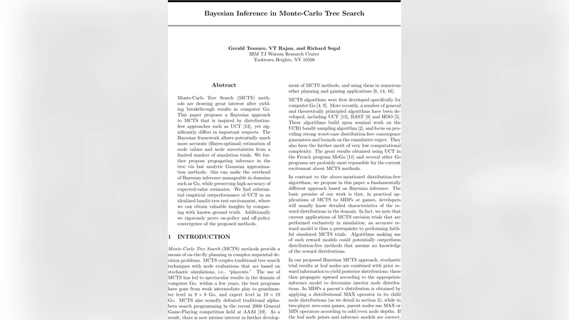Bayesian Inference in Monte-Carlo Tree Search