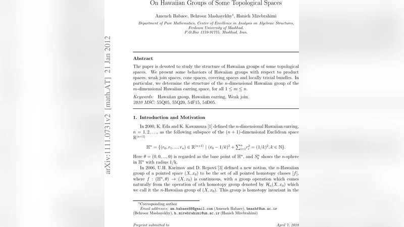 On Hawaiian Groups of Some Topological Spaces