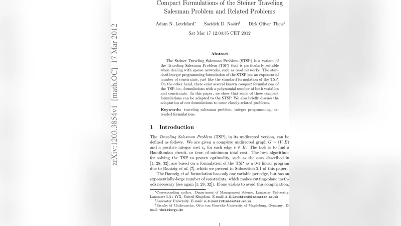 Compact Formulations of the Steiner Traveling Salesman Problem and   Related Problems