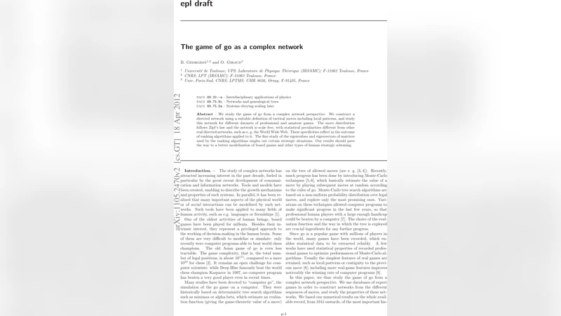 The game of go as a complex network