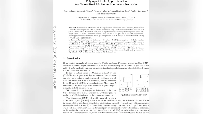 Polylogarithmic Approximation for Generalized Minimum Manhattan Networks