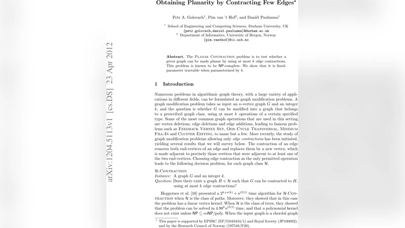 Obtaining Planarity by Contracting Few Edges