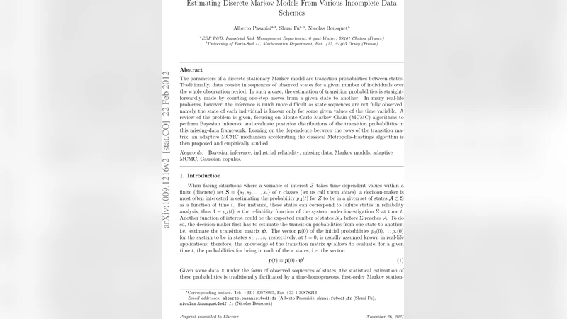 Estimating Discrete Markov Models From Various Incomplete Data Schemes