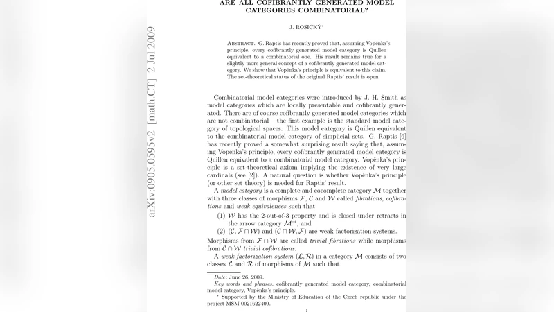 Are all cofibrantly generated model categories combinatorial?