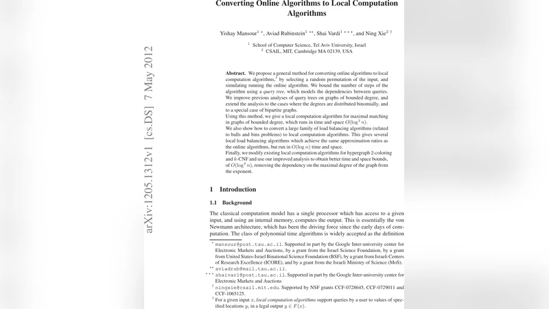 Converting online algorithms to local computation algorithms