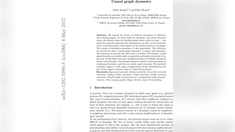 Causal graph dynamics